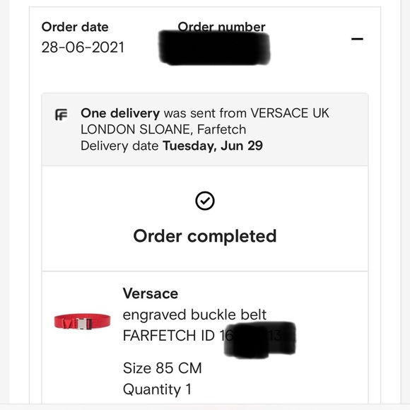 Versace Greca ribbon belt - Picture 3 of 3